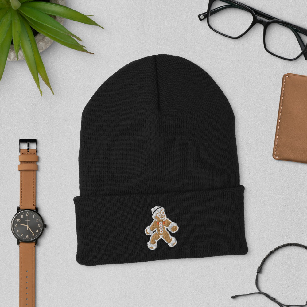 GingerBreadFools Signature Logo Cuffed Beanie