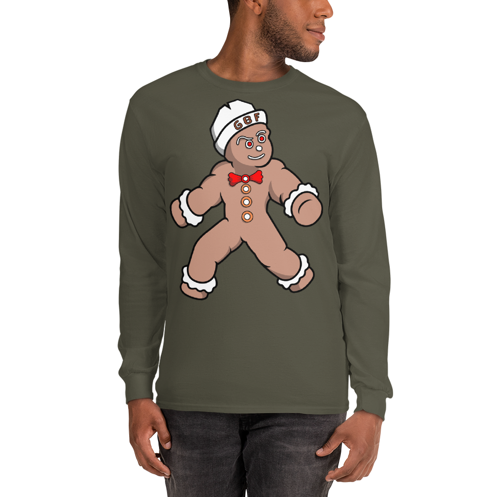 Men’s GingerBreadFools Signature Logo Long Sleeve Shirt