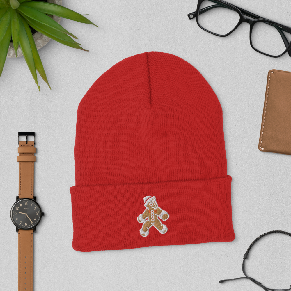 GingerBreadFools Signature Logo Cuffed Beanie